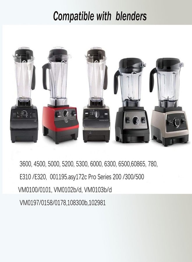 Bxmgr Blender Pitcher 64oz, Clear, Compatible With C-Series 5200 E310 Vm0101 Vm102b Vm0197 Pro 300 etc Blender, Replace For 15856 5000 5200 001195 6300 etc Pitcher/Container/Cup, 3 Years Warranty - Image 2